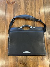 Zero Halliburton Black Leather